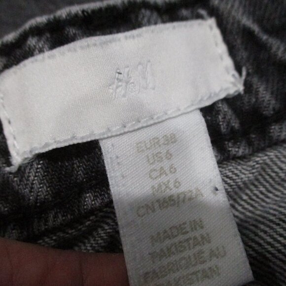 H&M Boot Cut Black Wash Jeans - Picture 3 of 3